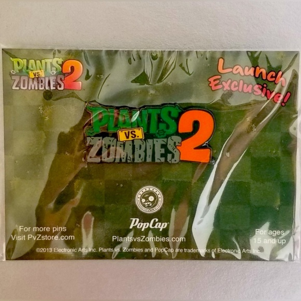 NEW Plants vs Zombies 2 PopCap pin